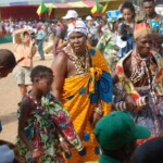 Prêtresses vodoun pendant la fête du 10 janvier