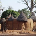Habitat traditionnel du pays Somba, petits chateaux fort appelé tata Somba