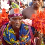 Adepte vodoun en pleine danse