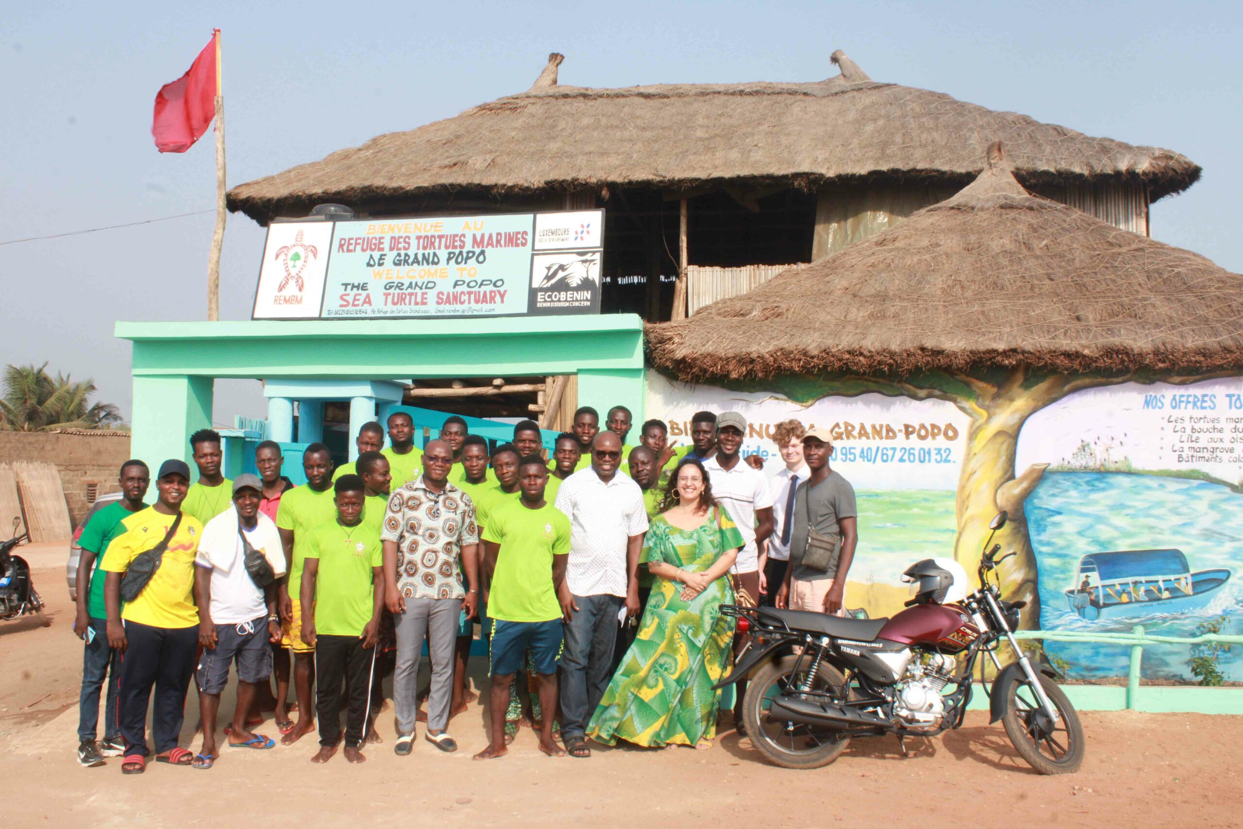 Lire la suite à propos de l’article Protection des tortues marines à Grand-Popo : Eco-Benin et le Grand-Duché de Luxembourg pour une action concrète